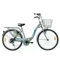 ราคา LA BICYCLE จักรยานแม่บ้าน รุ่น CITY INTEGRATED CARRIER 26" สีเทา (MKP1505755)