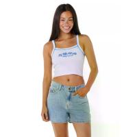 ราคา RIP CURL เสื้อสายเดี่ยวผู้หญิง ทรงครอป Keepsakes สีขาว S (CDS23318410)