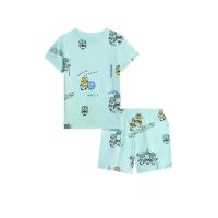 ราคา MARKS & SPENCER KIDS ชุดนอนเสื้อยืดแขนสั้นกางเกงขาสั้นเด็กเล็กผู้ชาย Pure Cotton Minions สี Blue Mix 5-6 Years (GRCDS11525050237)