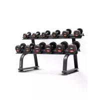 ราคา Irontec ชุดดัมเบล 6 คู่ น้ำหนัก 2.5-15KG (รวม 105KG) พร้อมชั้นวาง Commercial Grade (MKP1627488)
