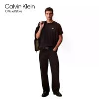 ราคา CALVIN KLEIN เสื้อยืดคอกลมแขนสั้นผู้ชาย สีดำ XS (MKP2097682)
