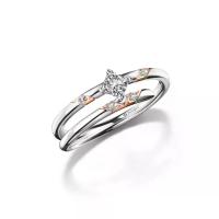 ราคา Jubilee Diamond แหวนเพชร JUBILEE Arrow of LoVe Double Twists Ring (LoVe Limited Collection) รุ่น R23103EWB - สีไวท์โกลด์ 51 (GRMKPPR000069499)