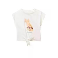 ราคา SFERA KIDS เสื้อเด็กโตผู้หญิง แขนสั้น คอกลม ผูกหน้า พิมพ์ลาย สีขาว 9 EU (GRCDS54525060291)