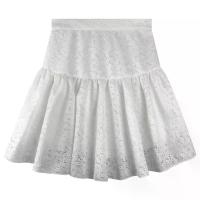 ราคา ICONIC กระโปรงสั้น ผ้าลูกไม้ รุ่น SNOWY SKIRT สีขาว M (GRMKPPR000083199)