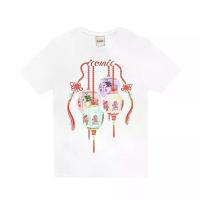 ราคา ICONIC เสื้อยืด พิมพ์ลาย โคมไฟจีนและความหมายมงคล รุ่น BRILLIANCE4746 สีขาว XL (GRMKPPR000072812)