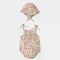 ราคา MAYORAL ชุดบอดี้สูทพร้อมหมวก สีชมพู 2-4 months (GRMKPPR000169602)