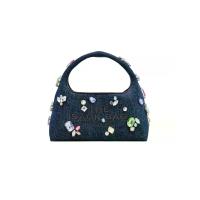 ราคา MARC JACOBS กระเป๋าถือ THE GEM DENIM MINI SACK BAG สี INDIGO One Size (MKP2093197)