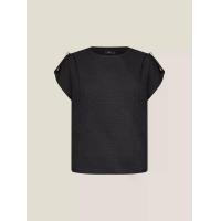 ราคา G2000 เสื้อเบลาส์ผ้ายืดสำหรับผู้หญิง Regular Fit สีดำ M (GRMKPPR000177908)