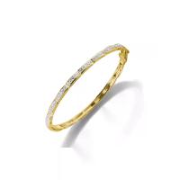 ราคา JUBILEE DIAMOND กำไลเพชร Lumiere Brique Sleek Pavé - สีโกลด์ M (GRMKPPR000154477)