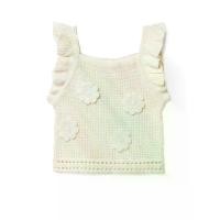 ราคา SFERA KIDS เสื้อสายเดี่ยวเด็กโตผู้หญิง Knitted Flower สีขาว 13 EU (GRCDS54525011460)