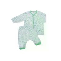 ราคา AUKA ชุดนอนเสื้อแขนยาวกระดุมหน้า + กางเกงขายาว, เด็ก, Auka Animal Teme, สีเขียว 70 (GRMKPPR000148891)