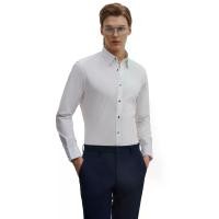 ราคา G2000 เสื้อเชิ้ตแขนยาวแบบทางการสำหรับผู้ชาย ทรงSmart Fit -สีขาว 7 EU (GRMKPPR000151615)
