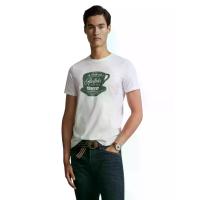 ราคา POLO RALPH LAUREN Ralph's Coffee เสื้อยืดผู้ชาย รุ่น MNPOTSH1N820851 สีขาว L (GRMKPPR000189554)