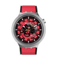 ราคา Swatch นาฬิกาข้อมือยูนิเซ็กส์ Swatch Big Bold Irony รุ่น RED JUICY SB07S110 (MKP1566181)