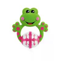 ราคา CHICCO ของเล่นกบ Fun Teething Frog Rattle รุ่น CH110716970000 สี เขียว (CDS2265995)