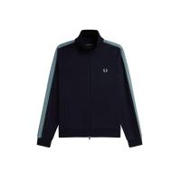 ราคา Fred Perry เสื้อแจ็คเก็ตผู้ชาย MESH TAPED TRACK JACKET สีดำ L (MKP2096821)