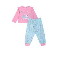 ราคา SANRIO ชุดนอนเด็กโตผู้หญิง เสื้อยืดแขนยาว + กางเกงขายาว Unicorn Cinnamoroll สีเขียวอ่อน 110 JP (GRCDS54525050344)
