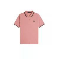 ราคา Fred Perry เสื้อโปโลผู้หญิง TWIN TIPPED FRED PERRY SHIRT สีชมพู 8 UK (MKP2098177)