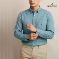 ราคา NAUTICA เสื้อเชิ้ตผู้ชาย สีเขียว XL (GRMKPPR000161995)