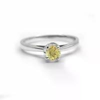 ราคา FINEJEWELTHAI แหวนบุษราคัม-แหวนเงิน-แหวนเพชร-บุษราคัมแท้-เงินแท้925-แหวนพลอยแท้-แหวนประจำเดือนเกิด-R1367yl สีเงิน 53 (GRMKPPR000012327)