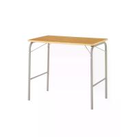 ราคา MUJI โต๊ะพับขาเหล็ก หน้าโต๊ะไม้ (กว้าง 80 x ลึก 50 x สูง 70 ซม.) (GRMJT54625010789)