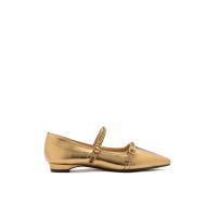 ราคา PAZZION รองเท้าส้นแบนผู้หญิง ปลายแหลม สายรัดแบบโซ่ 37 EU (GRCDS54525040260)