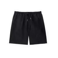 ราคา GIORDANO กางเกงขาสั้นผู้ชาย Online Exclusive Exposed Seam Drawstring Shorts (Korea) สีดำ XL (GRMKPPR000191035)