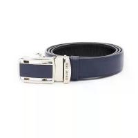 ราคา La Franche ชุดเข็มขัดหนังวัวแท้ Autolock หนังเรียบ Nappa รุ่น 2AL0113 สีน้ำเงิน 29 In (MKP2100409)