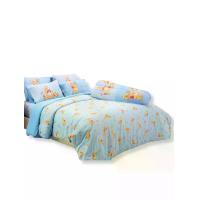 ราคา TULIP ชุดผ้าปูพร้อมผ้านวมเย็บติด 6 ฟุต 6 ชิ้น (คิงไซส์) รุ่น TULIP DELIGHT พิมพ์ดิจิตอล ลายหมีพูห์ ลิขสิทธิ์แท้ DLD048 สีฟ้า (MKP2099667)
