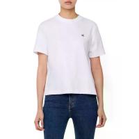 ราคา CALVIN KLEIN เสื้อยืดคอกลมแขนสั้นผู้หญิง สีขาว XS (GRMKPPR000164938)