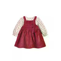 ราคา MAMAS & PAPAS ชุดเซ็ตเด็กเล็กผู้หญิง บอดี้สูทลายดอกไม้ & ชุดเอี๊ยมกระโปรง 2 ชิ้น สีชมพู 2-3 Years (CDS24784597)