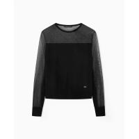 ราคา ARMANI EXCHANGE เสื้อพูลโอเวอร์ผู้หญิง รุ่น XW000842_AF13781_MC108_สีดำ XS (GRMKPPR000185141)