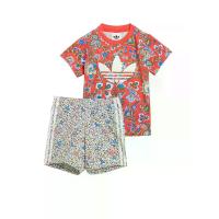 ราคา ADIDAS KIDS ชุดเซ็ตเด็กทารก เสื้อยืด + กางเกงขาสั้น adidas Originals x Liberty London สีแดง 86 UK (CDS24802413)