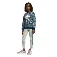 ราคา ADIDAS KIDS ชุดเซ็ตเด็กเล็กผู้หญิง เสื้อคอกลม + กางเกงรัดรูป adidas Originals X Liberty London สียีนส์ 122 UK (CDS24803748)