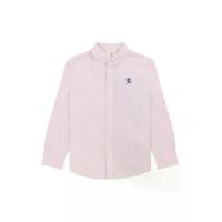 ราคา GIORDANO เสื้อเชิ้ตแขนยาวเด็กผู้ชาย Long Sleeve Embroidery Oxford Shirt สีชมพู Pink Dobby 130 (GRMKPPR000152114)