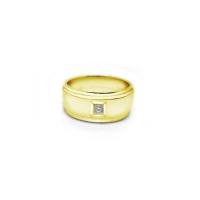 ราคา FINEJEWELTHAI แหวนผู้ชาย เงินแท้ ฝังเพชรสังเคราะห์ เกรด AAA สีทอง 50 (GRMKPPR000095988)