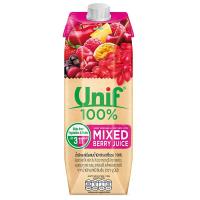 ราคา ยูนิฟน้ำผักผลไม้รวมผสมมิกซ์เบอร์รี่100เปอร์เซ็น 1000มล.