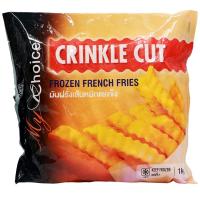 ราคา มายช้อยส์มันฝรั่งเส้นหยักแช่แข็ง 1กิโลกรัม