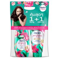 ราคา รีจอยส์แชมพูคอลเลคชั่นเพอร์ฟูมสมูทพีโอนี 450มล. แพคพิเศษแถมครีมนวดผม 320มล.