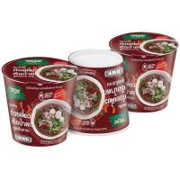 ราคา มังกรคู่วุ้นเส้นกึ่งสำเร็จรูปรสก๋วยเตี๋ยวเรือน้ำตกอยุธยา 55กรัม แพค 3