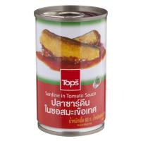 ราคา ท็อปส์ปลาซาร์ดีนในซอสมะเขือเทศ 155กรัม