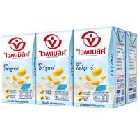 ราคา ไวตามิลค์น้ำนมถั่วเหลืองยูเอชทีโลว์ซูการ์ 125มล. แพค 6