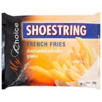 ราคา มายช้อยส์มันฝรั่งแช่แข็งเส้นเล็กชูสตริง 2กก.