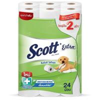 ราคา สก็อตต์เอ็กซ์ตร้าดับเบิ้ลโรลกระดาษชำระ 24ม้วน