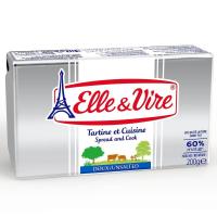 ราคา เอเล่&เวียร์สเปรดรสจืดไขมัน60เปอร์เซนต์สำหรับทาขนมปังและทำอาหาร 200กรัม