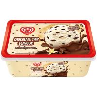 ราคา วอลล์ไอศกรีมเทคโฮมรสช็อกโกแลตชิป 410กรัม