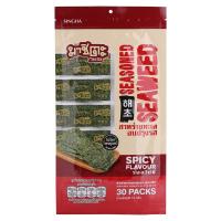 ราคา มาชิตะสาหร่ายทะเลอบปรุงรสรสสไปซี่ 12กรัม