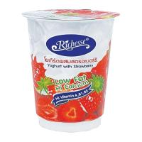 ราคา ริชเชสโยเกิร์ตสตรอเบอร์รี่ไขมันต่ำ 135กรัม