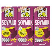 ราคา คิคโคแมนน้ำนมถั่วเหลืองรสมันหวานญี่ปุ่น 200มล. แพค 3