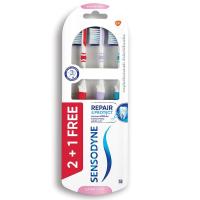 ราคา เซ็นโซดายน์แปรงสีฟันรีแพร์แอนด์โพรเทคท์ แพค 3